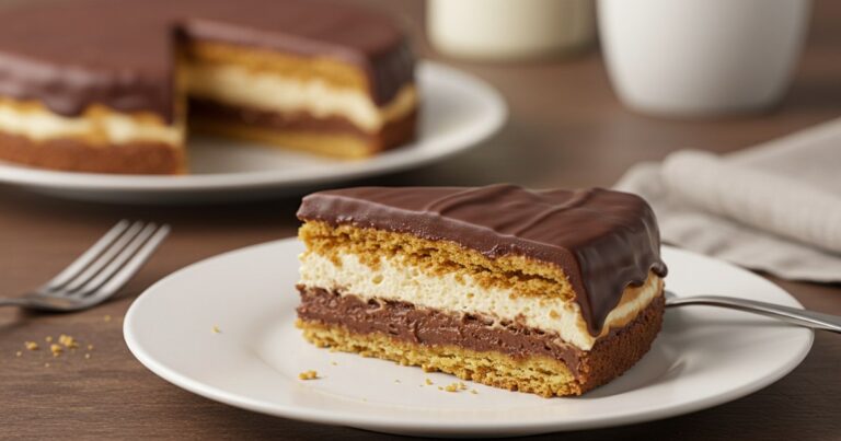 No-Bake chocolate Eclair cake