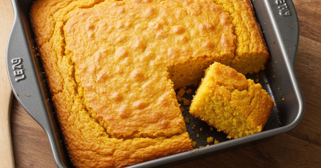 Baking of Sweet Potato Cornbread