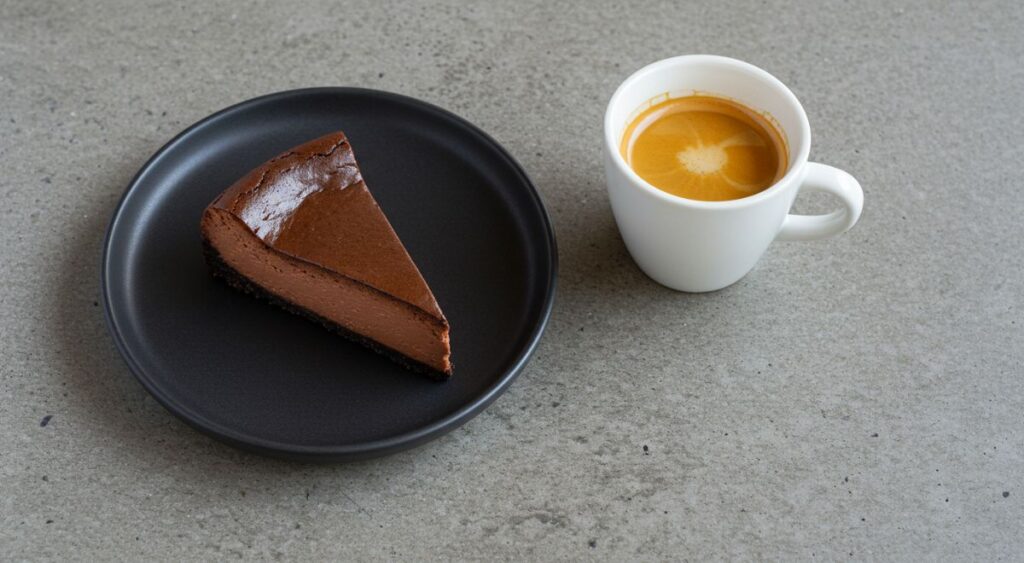 Coffee with Espresso Coffee Cheesecake