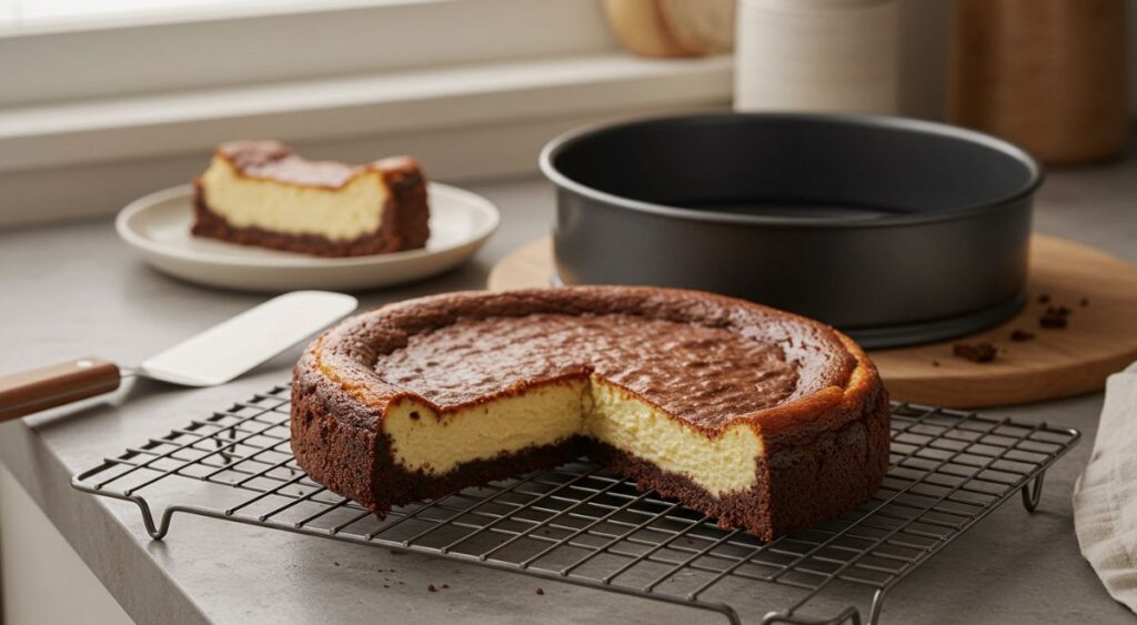 Delicious Brownie Bottom Cheesecake
