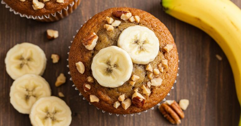 Greek Yogurt Banana Muffins
