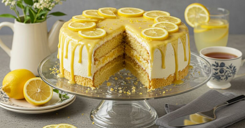 Italian Lemon Cream Cake