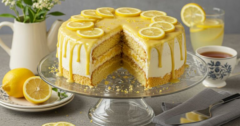 Italian Lemon Cream Cake