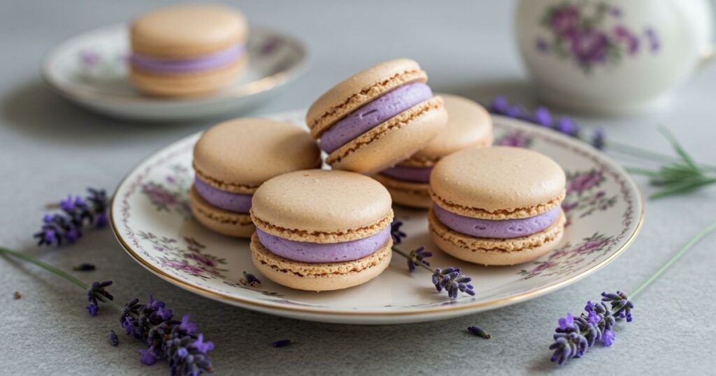 Lavender Buttercream Frosting cookies