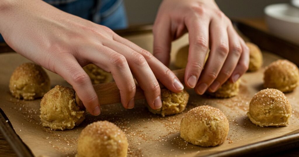 Making Snickerdoodle Cookies