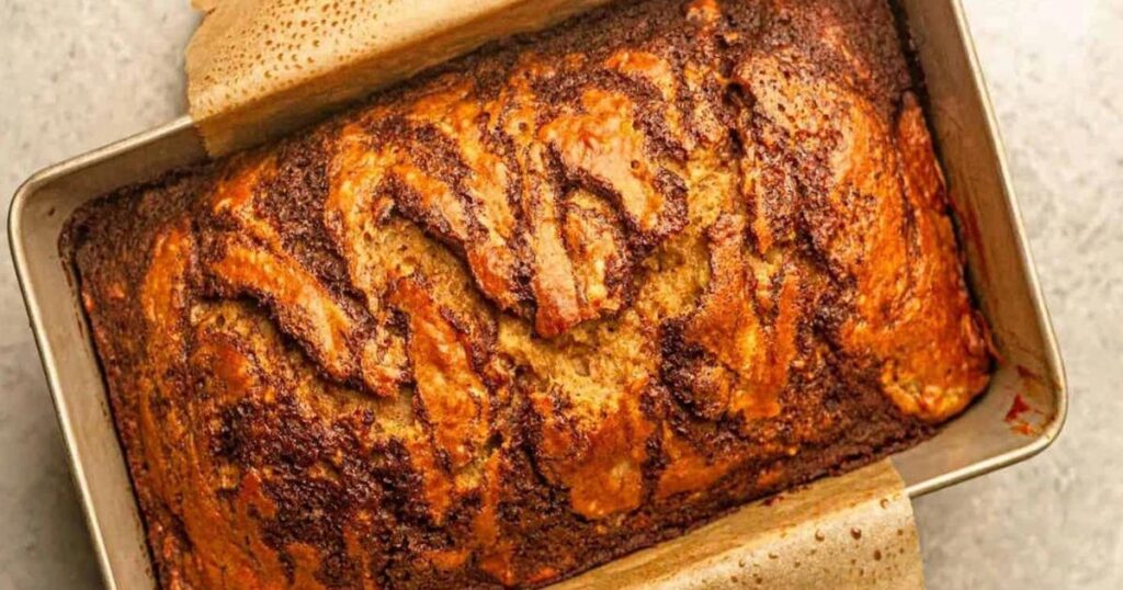 cinnamon swirl banana bread
