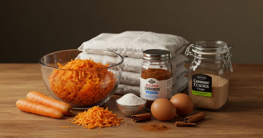 ingredients of Best Carrot Cake Recipe