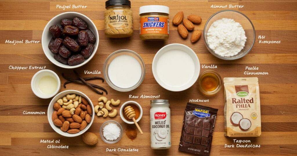 ingredients of Date Snickers