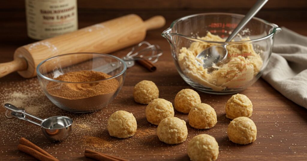 ingredients of Snickerdoodle Cookies