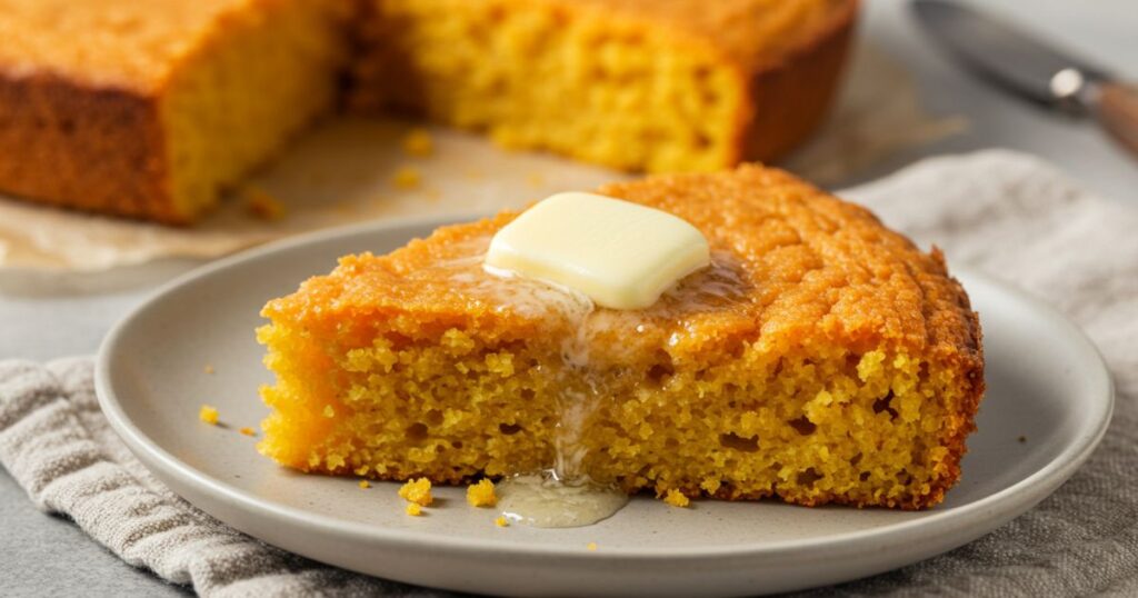 serving Sweet Potato Cornbread