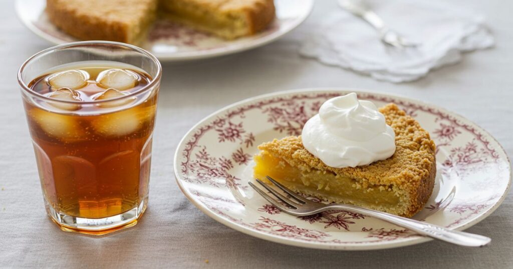 serving of Greek Honey Pie or Melopita