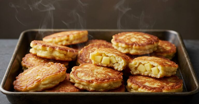 Baked apple fritters