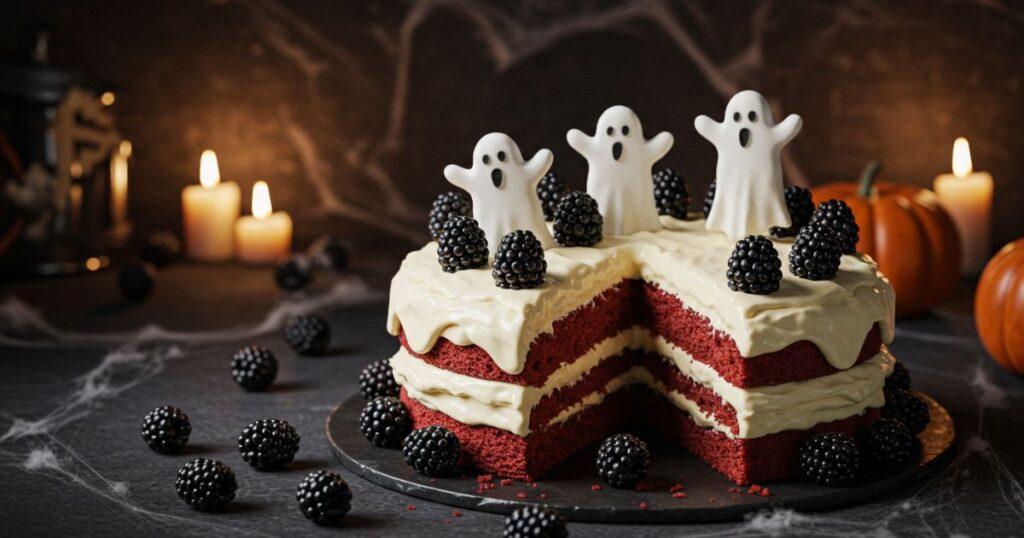 Blackberry Velvet Gothic Cake