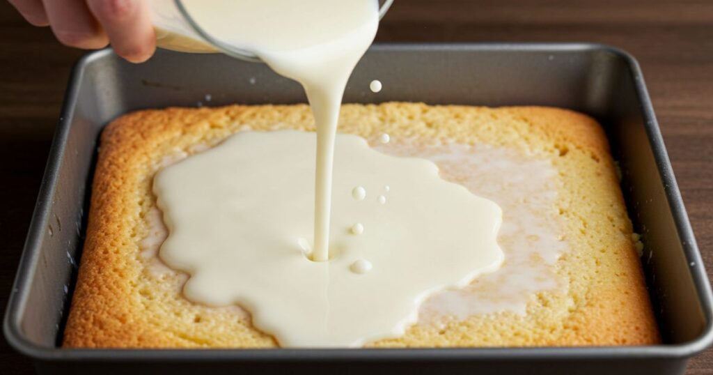 Cake Batter Being Mixed