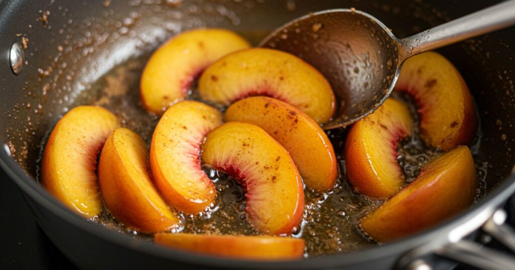 Caramelizing the Peache