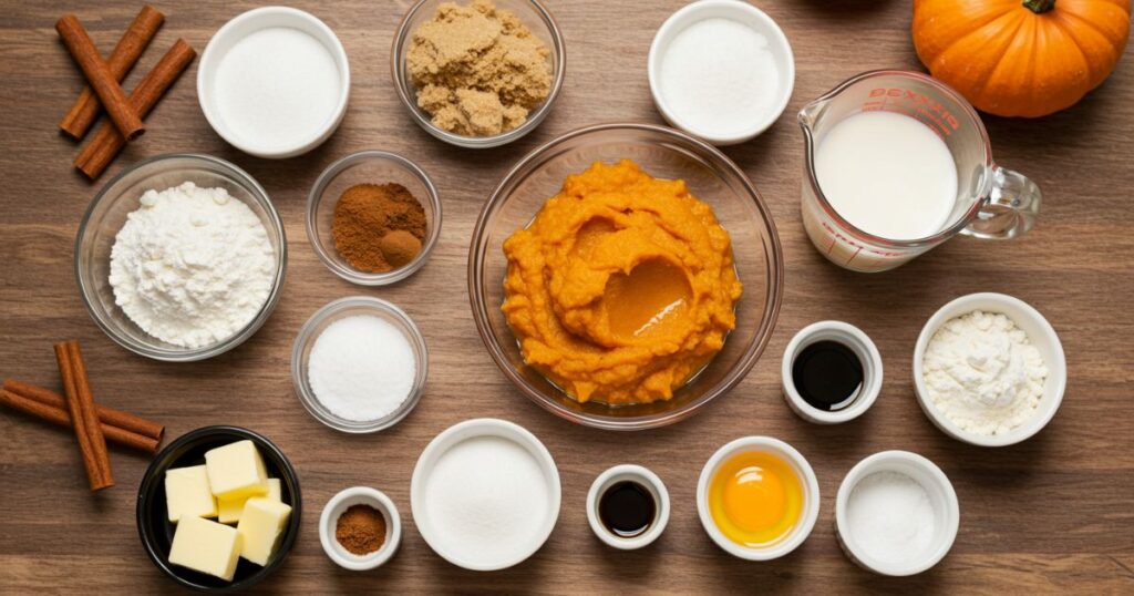 Ingredients for Maple glazed Donuts