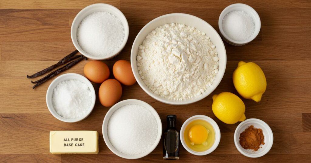 Irish Tea Cake Ingredients