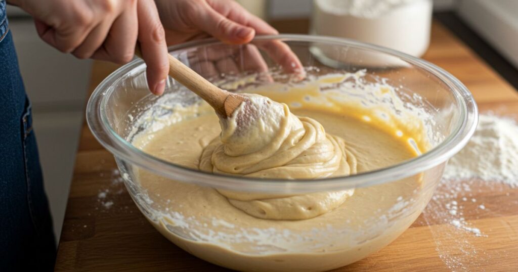 Mixing the Cake Batter for Swedish Cardamom Cake