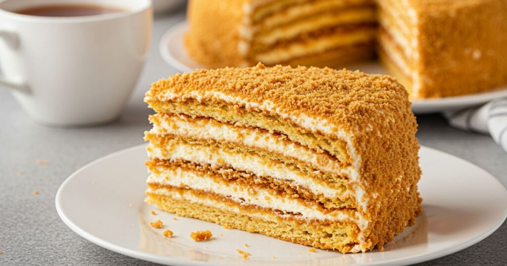 Russian Honey Cake Medovik