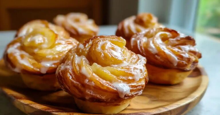 Sweet Peach Pie Cruffin Magic