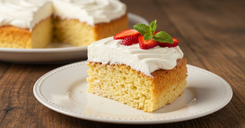 baked Tres Leches Cake