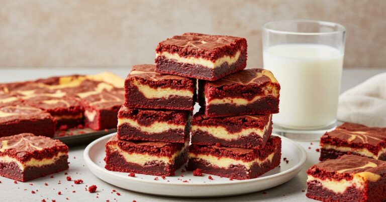 red velvet cheesecake Brownies