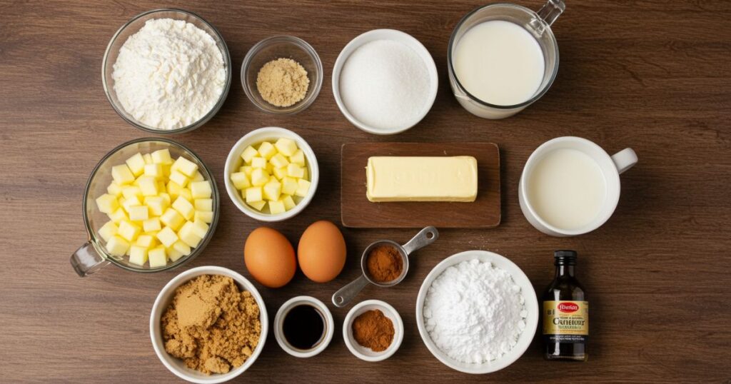 Amish Apple Fritters Bread Ingredients