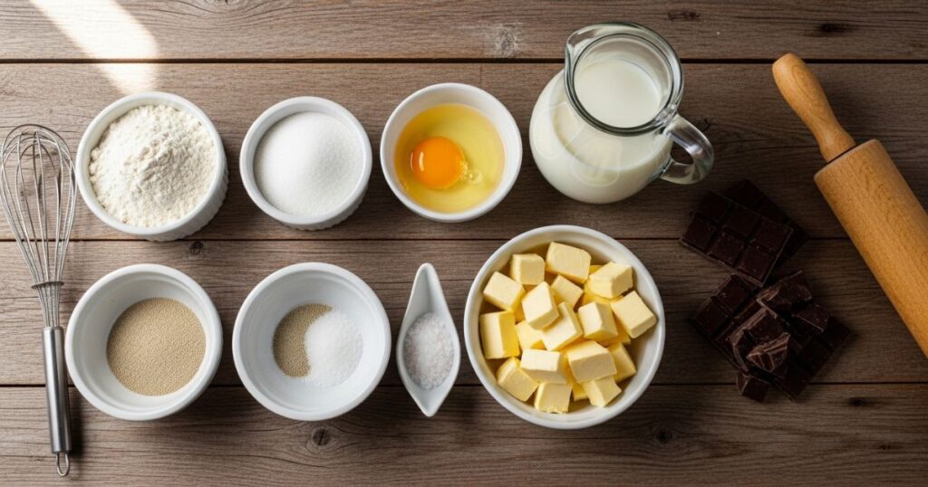 Chocolate Croissant Ingredients
