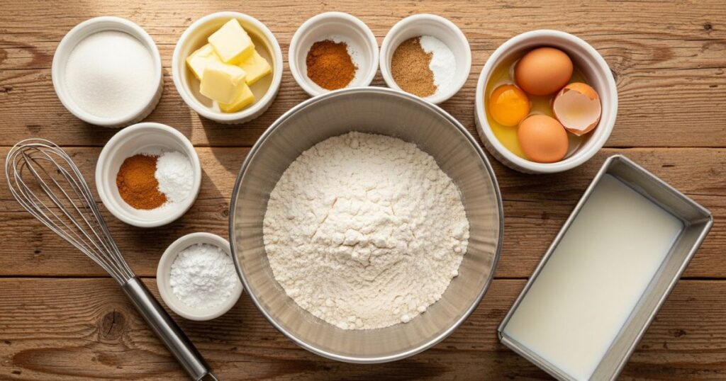 Cinnamon Donut Bread Ingredients