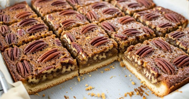 Freshly Baked Pecan Pie Bars
