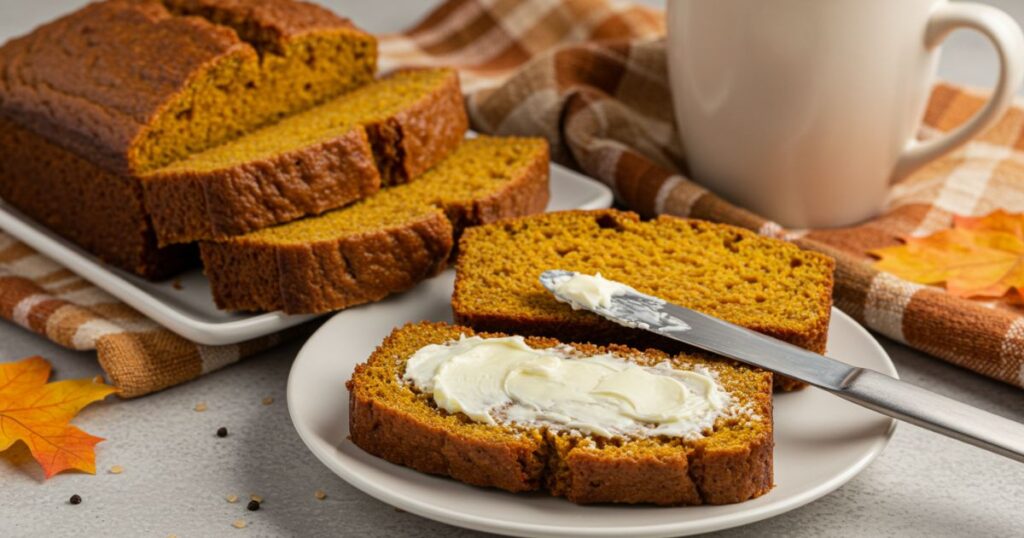Freshly Baked Pumpkin Bread