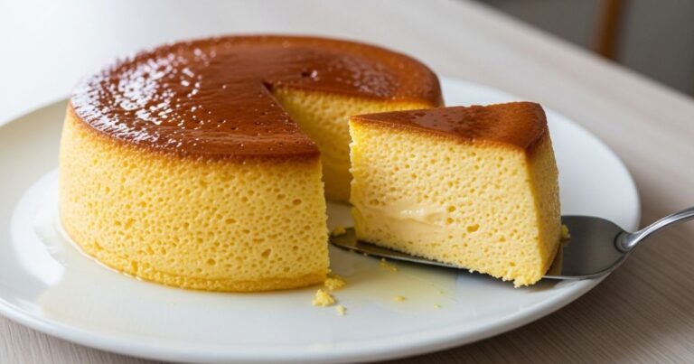 Italian Lemon Custard Cake