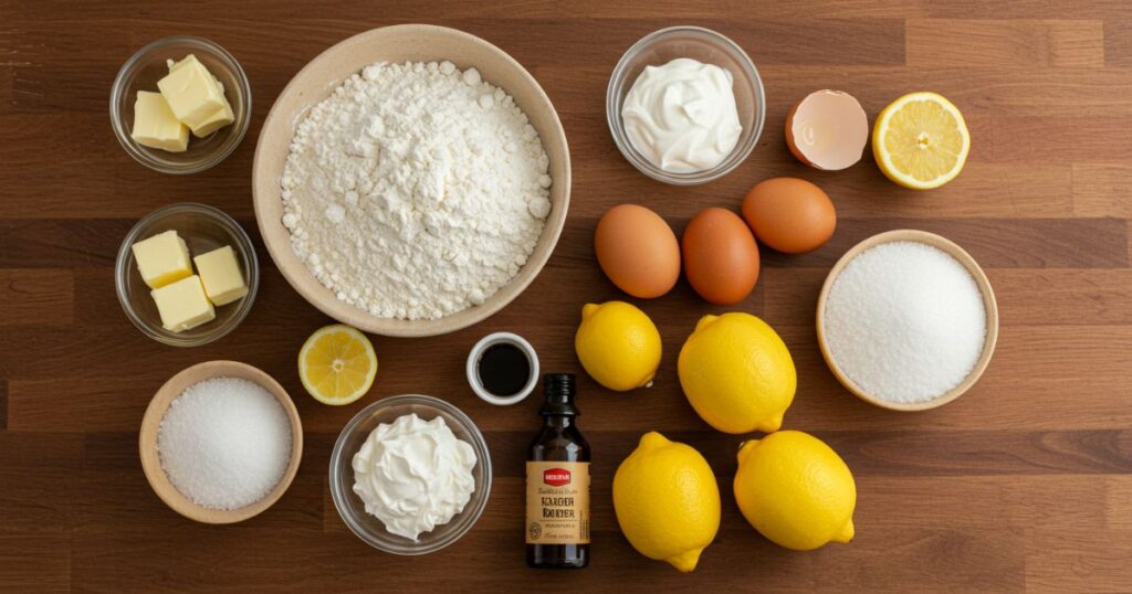 Lemon Loaf Recipe Ingredients