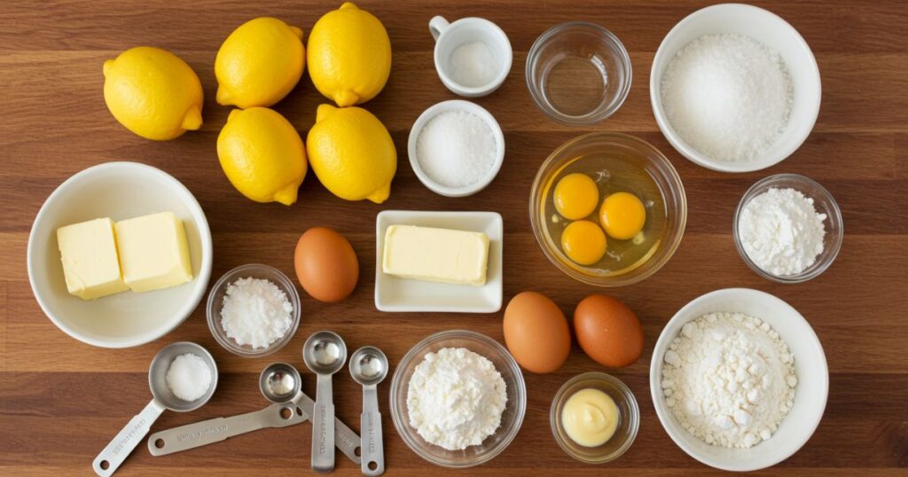 Lemon Meringue Pie Ingredients