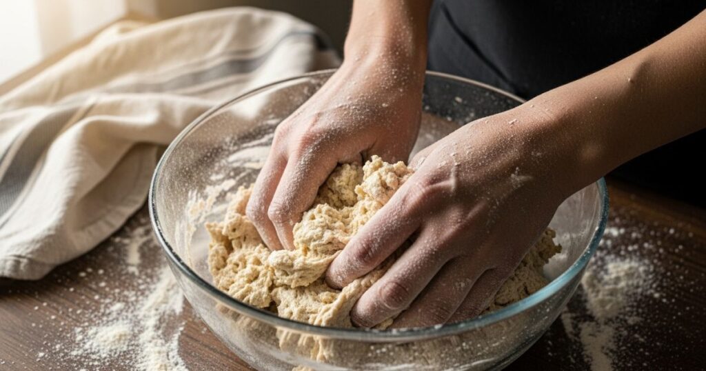 Mixing Bread Dough