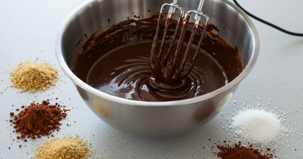 Mixing Cocoa and Espresso into Butter