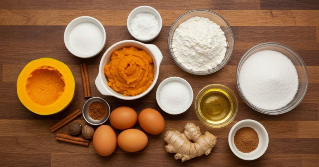 Pumpkin Bread Ingredients
