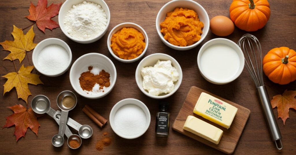 Pumpkin Crepe Ingredients