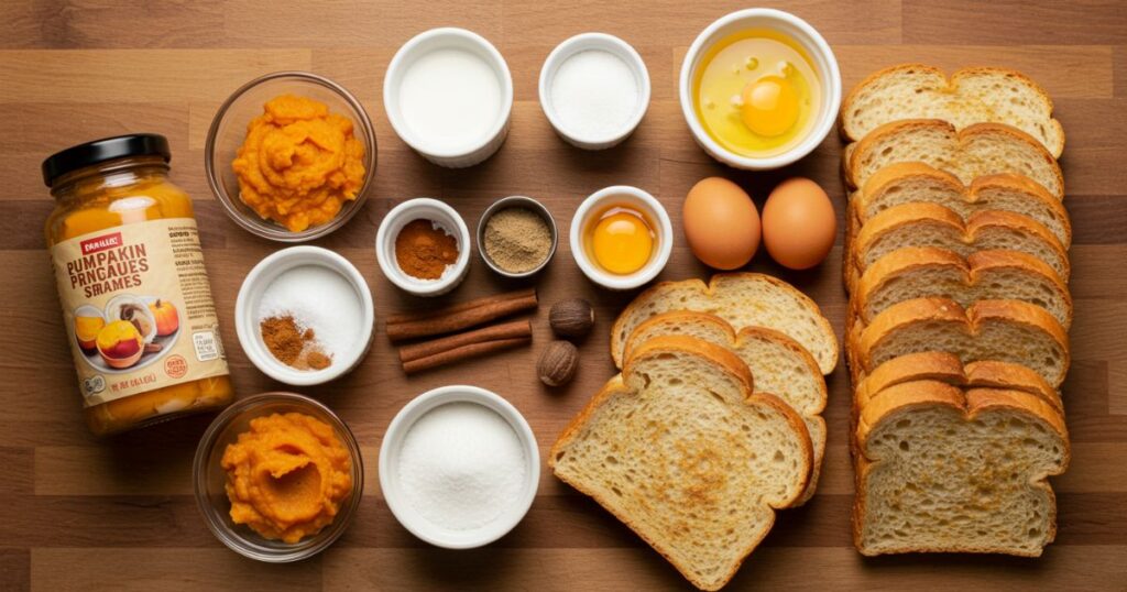 Pumpkin French Toast Ingredients