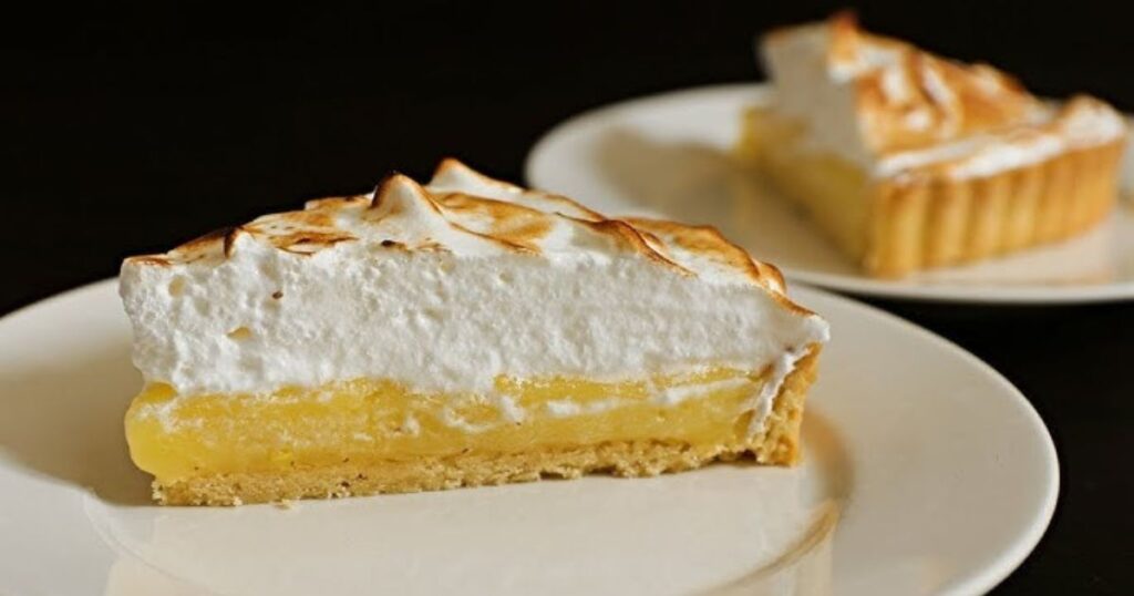 Slice of Lemon Meringue Pie