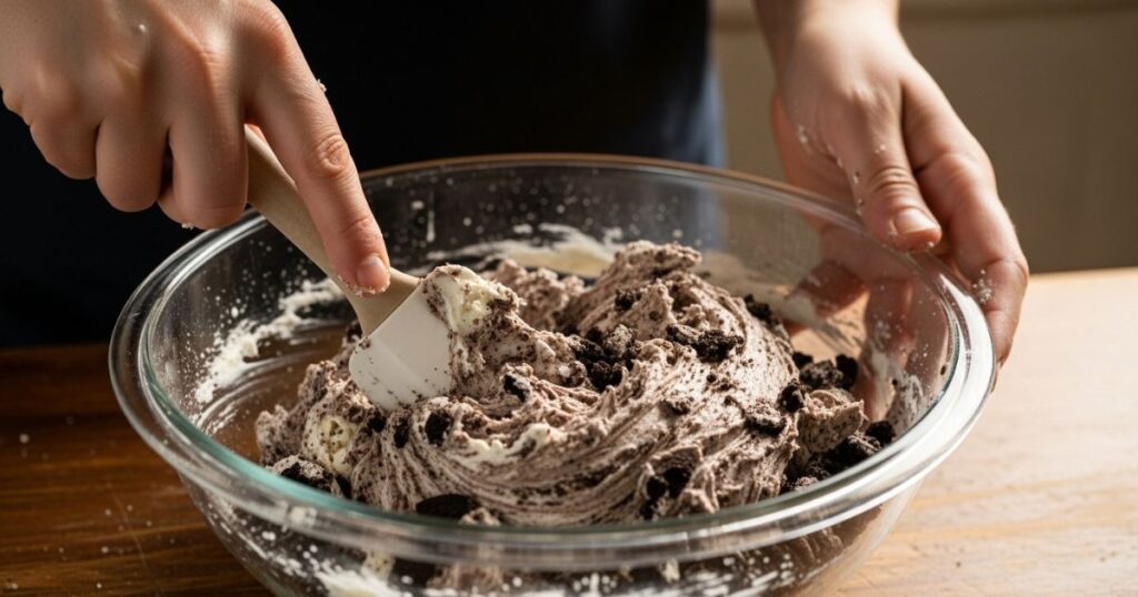 Crushed Oreo Cookies for Truffle Filling