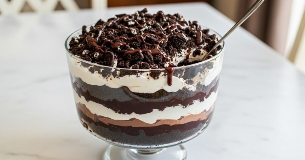 Oreo dirt cake
