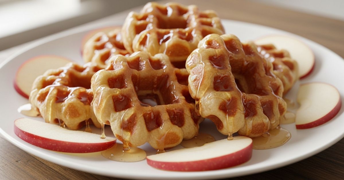 apple fritter waffle donuts