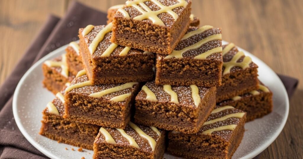 gingerbread brownies