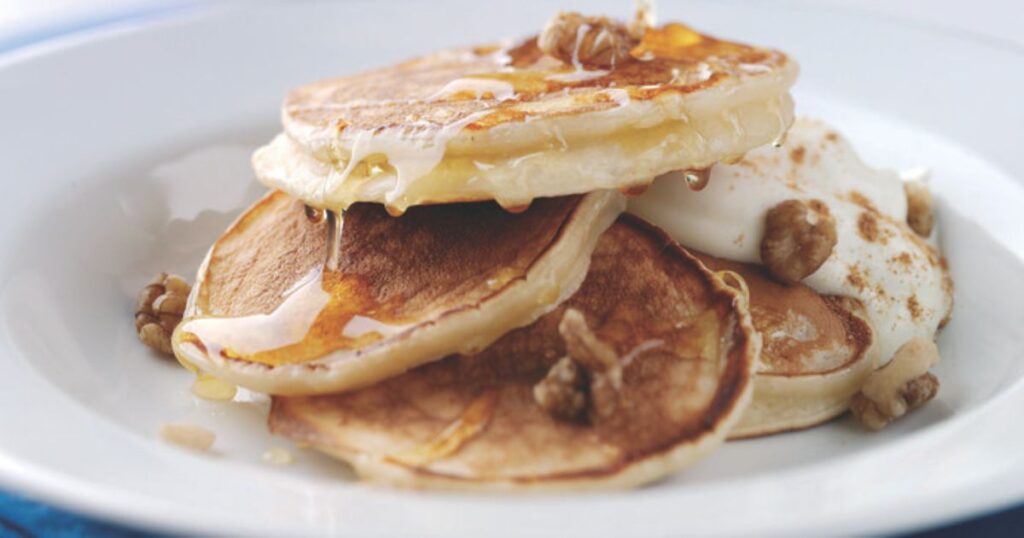 pumpkin Greek yogurt pancakes
