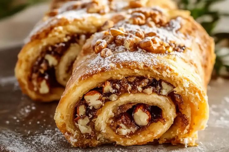 Italian Nut Roll Cookies