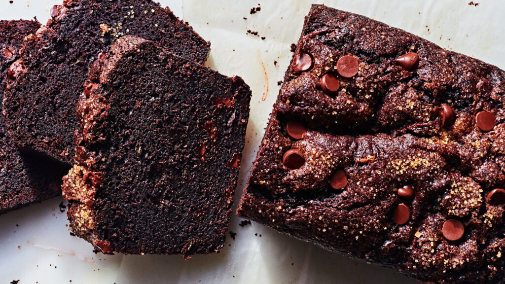 Double Dark Chocolate Zucchini Loaf