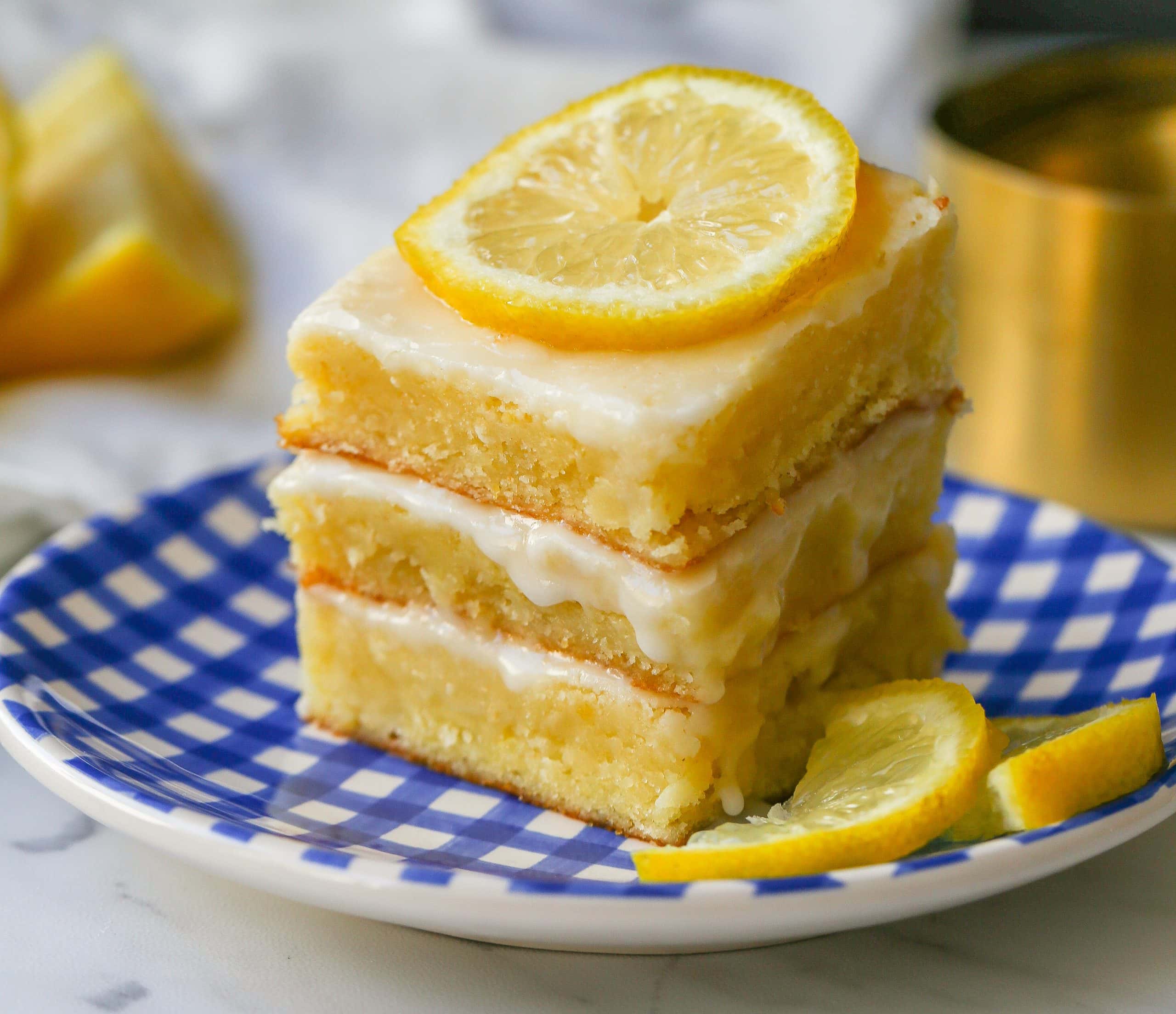 Gluten Free Lemon Brownies