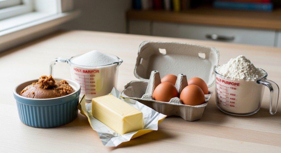Ingredients for Almond Banket Bars