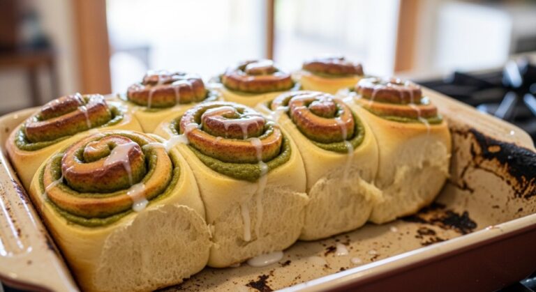 Pistachio Cream Cinnamon Rolls